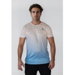 Koszulka Sportowa Gradient Biel–Błękit