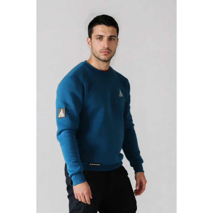 Bluza Niebieska Casual Fit